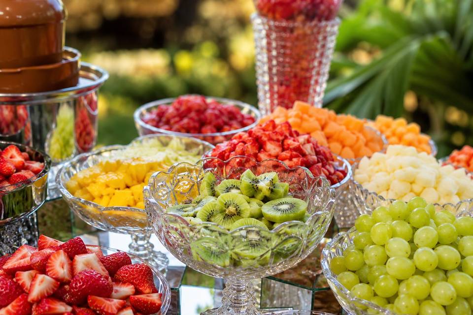 Fondue de Chocolate com Frutas