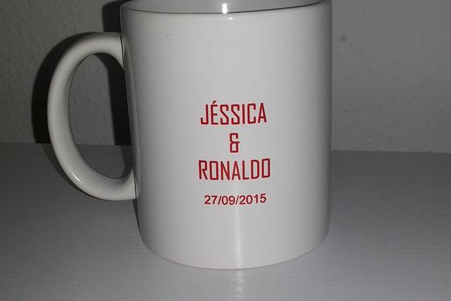 Caneca para os convidados