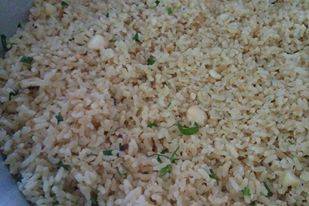 Arroz Integral com castanhas