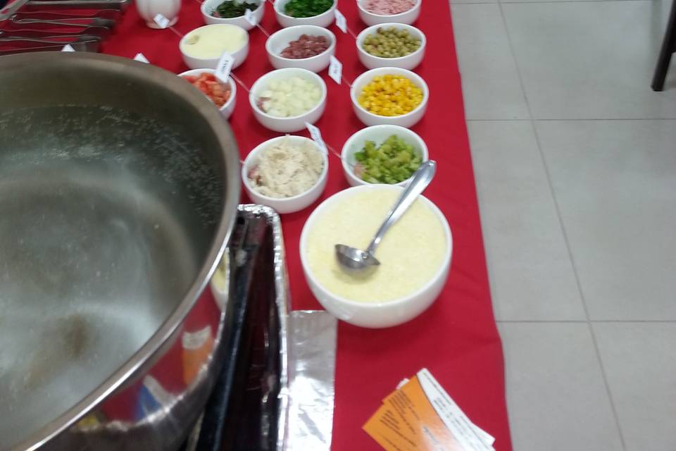Mesa do buffet