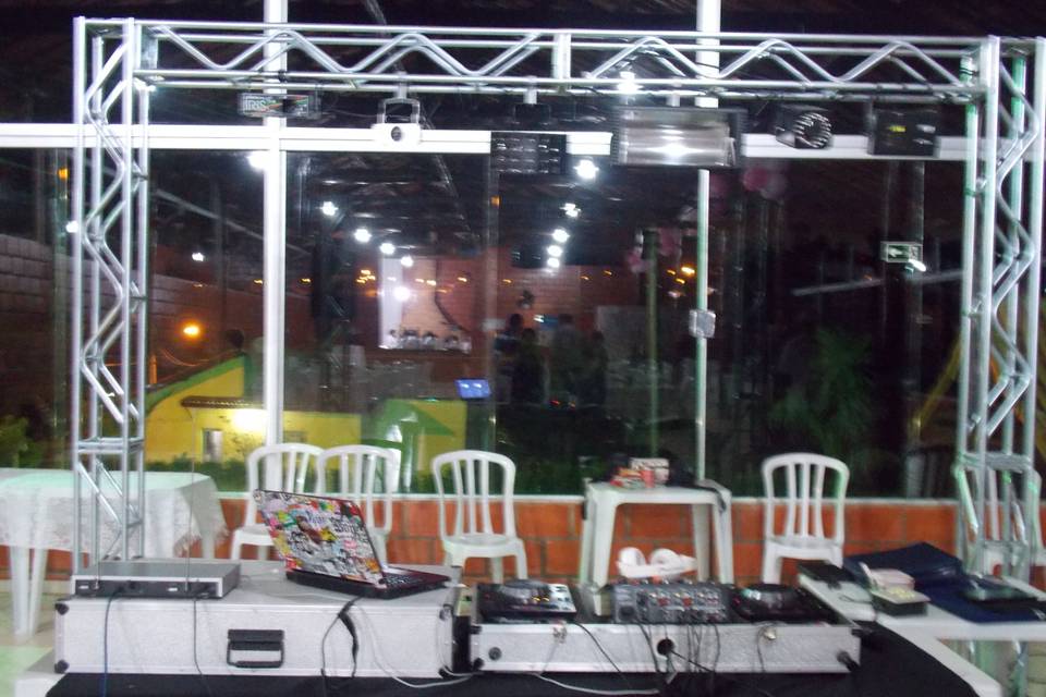 Tudo pronto para festa