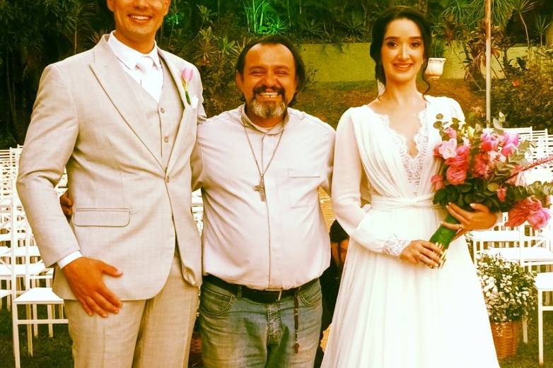 Foto com o casal