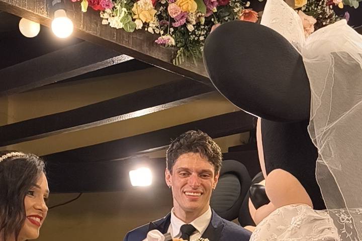 Recebendo as alianças