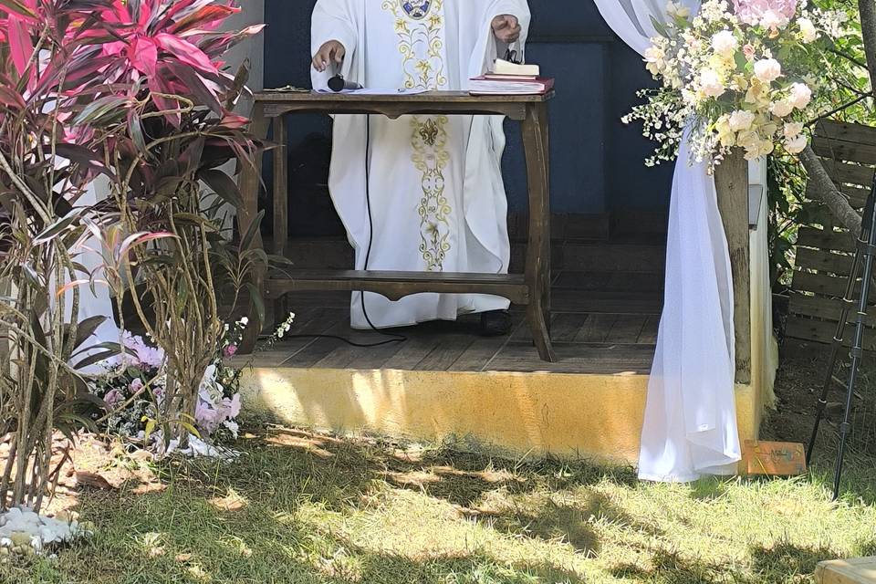 Casamento ao ar livre