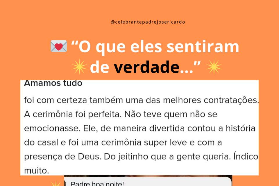 Depoimentos de Noivos