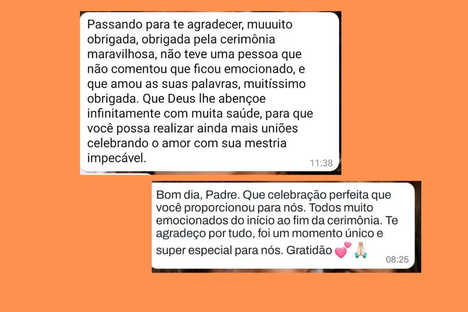 Depoimentos de Noivos