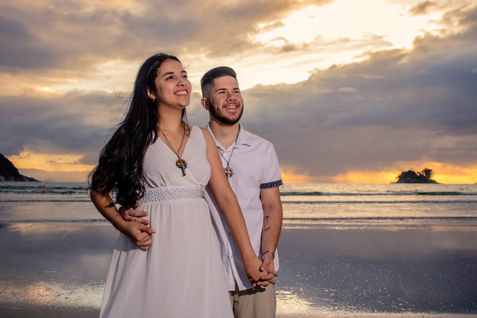 Ensaio Pré-Wedding na Praia