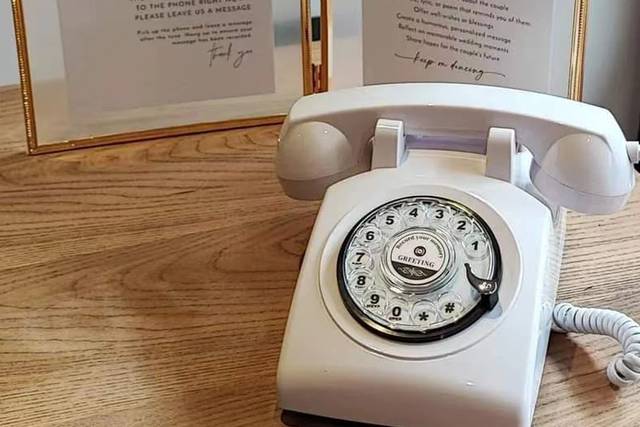Telefone para gravar mensagem