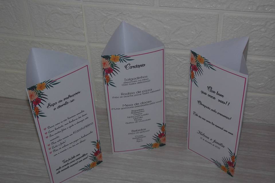 Menu personalizado