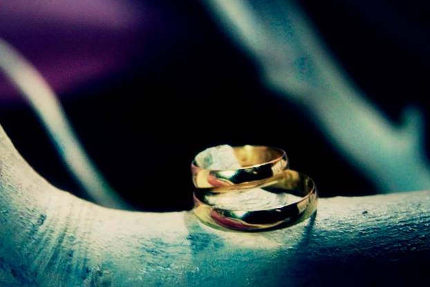 As alianças de casamento
