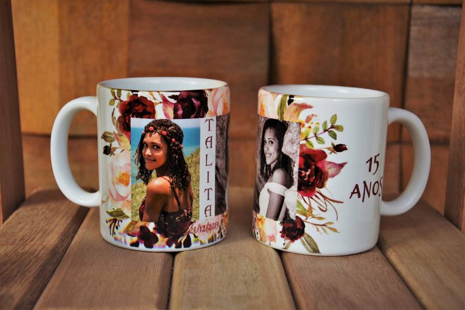 Caneca porcelana