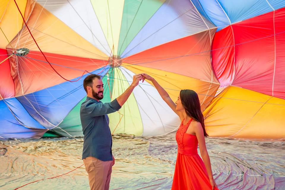 Pré wedding balão