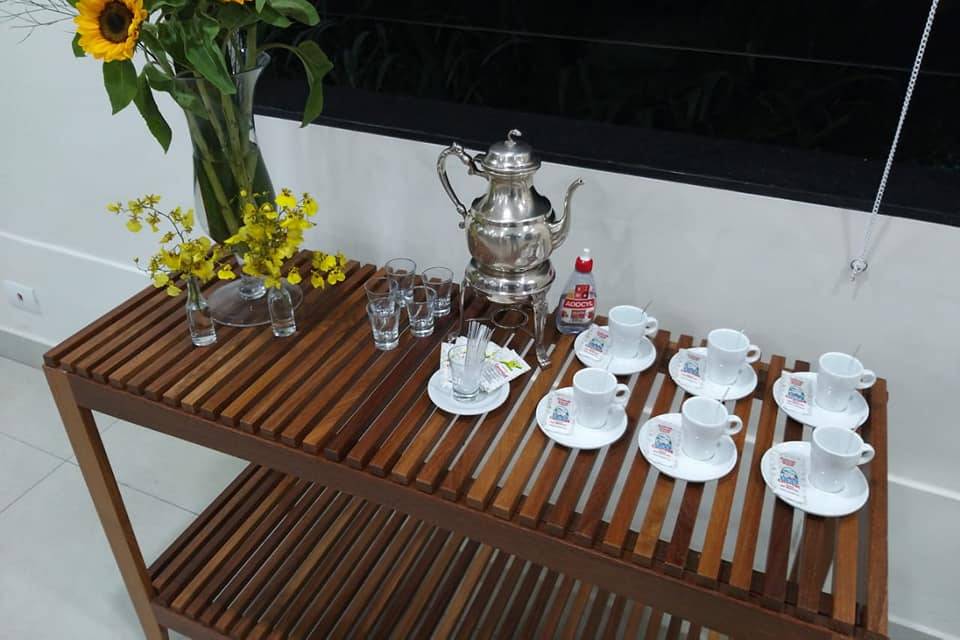 Mesa do café