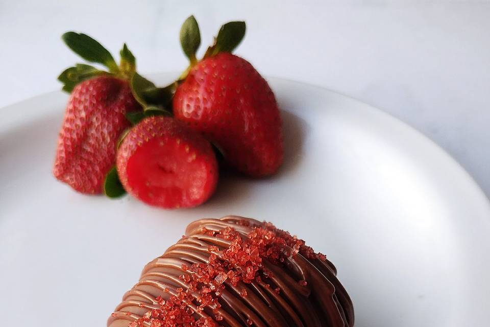 Bombom de morango