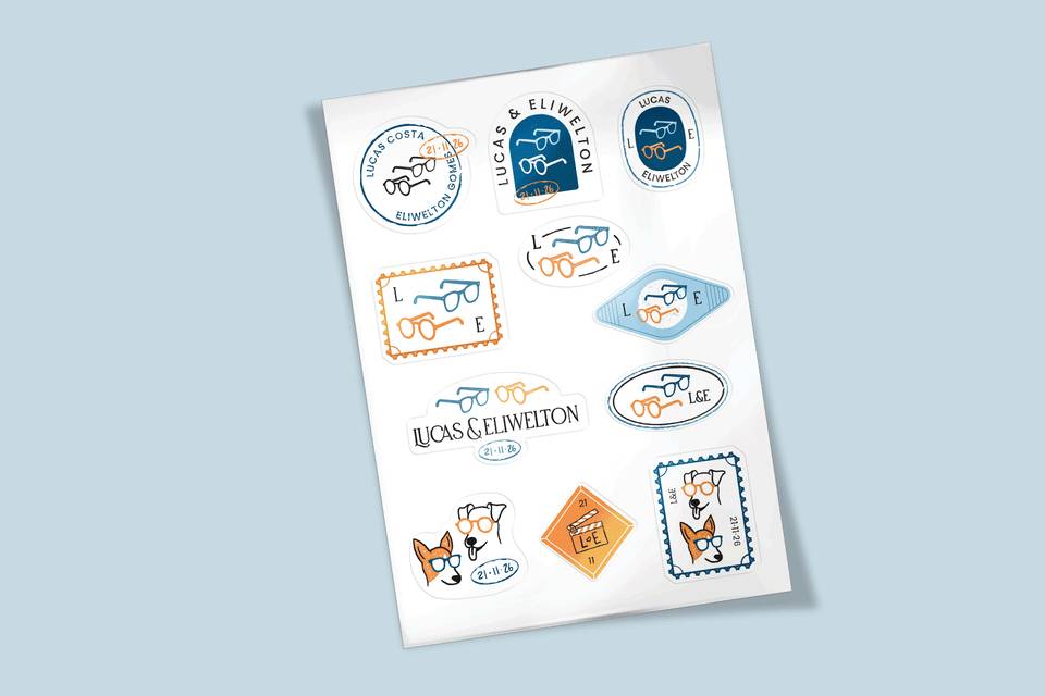 Monograma e Adesivos