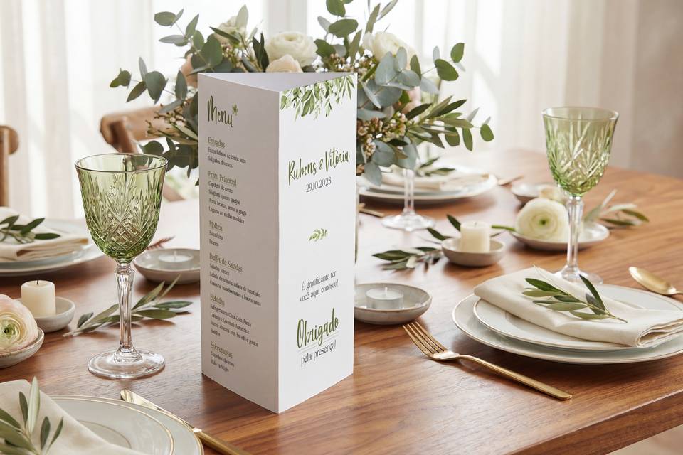 Menu Impresso