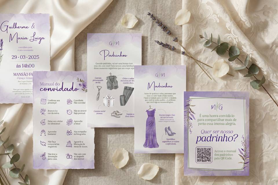 Kit Convites e Manual
