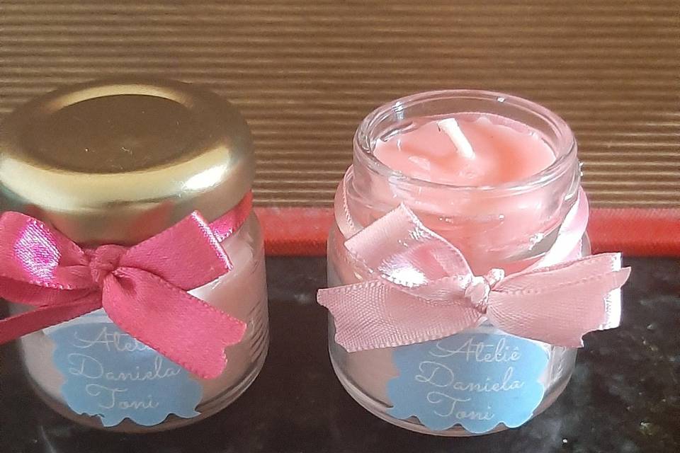 Velas aromatizadas e personal