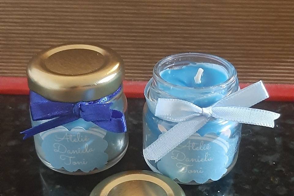 Velas aromarizadas e personal