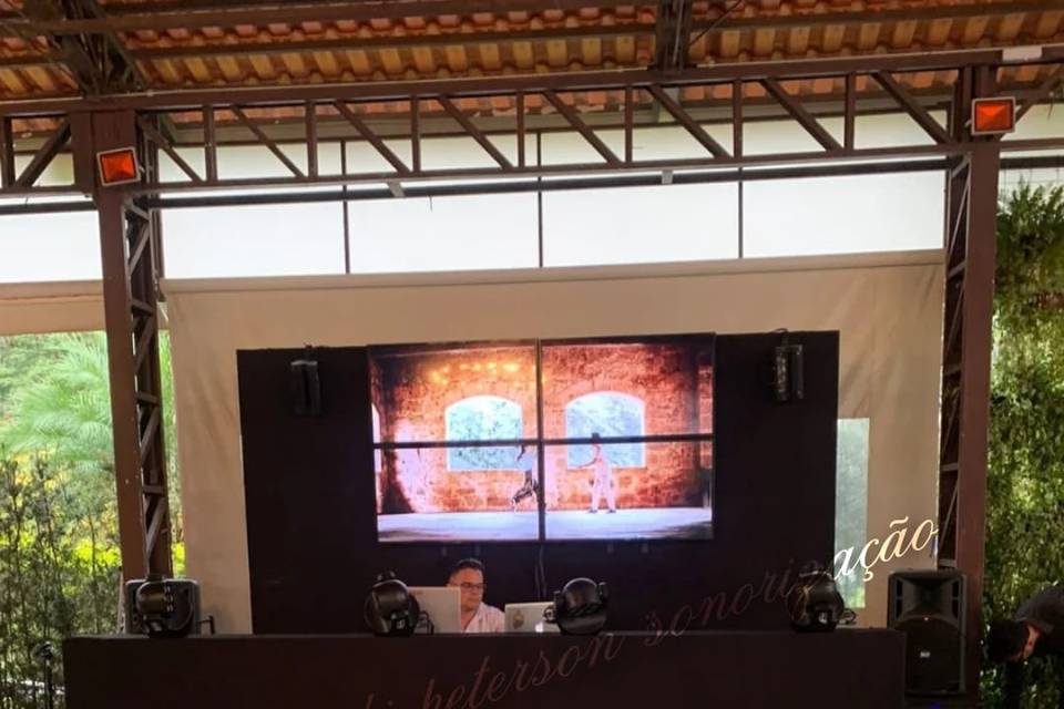 Evento com Video Wall