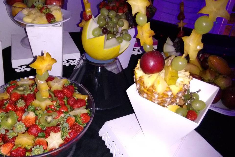 Mesa de frutas