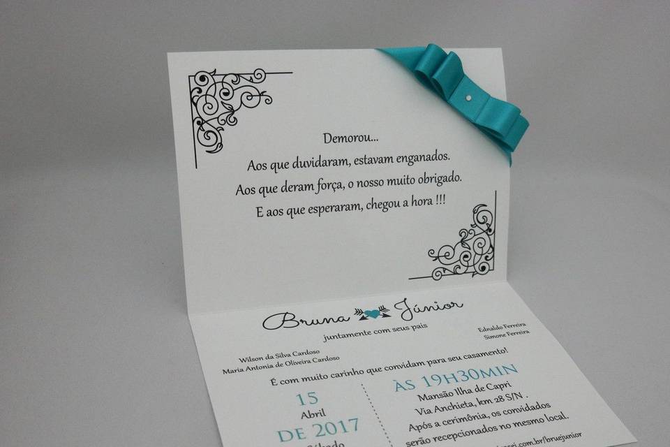 Convite Casamento DX44