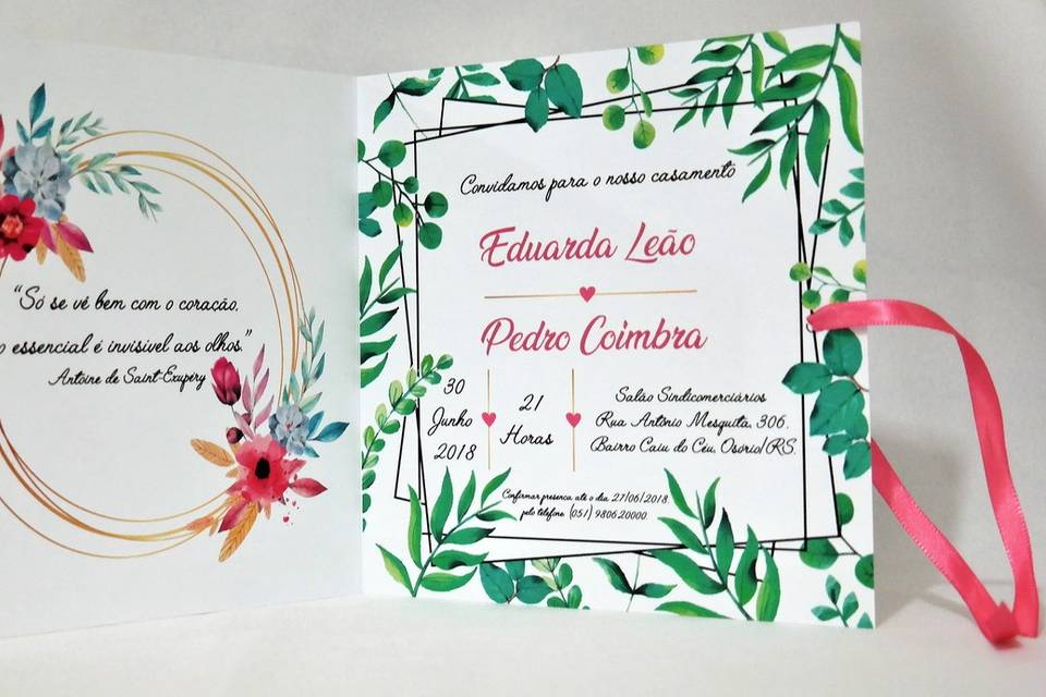 Convite Casamento DX31