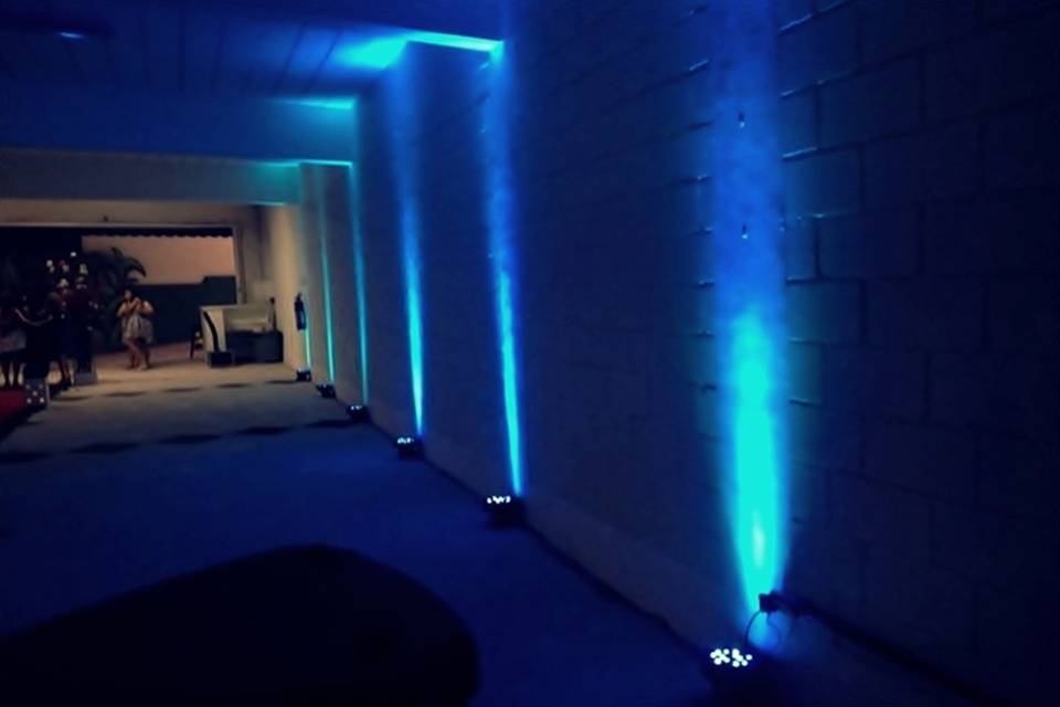 Iluminação Cênica Azul