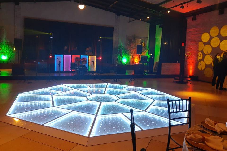 Pista de led Diamante Pista de