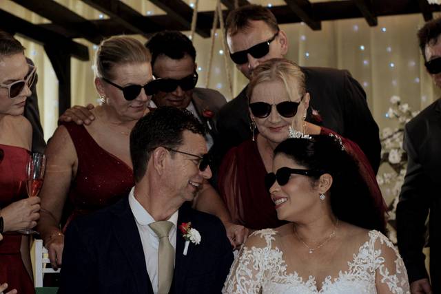 Festa após cerimônia