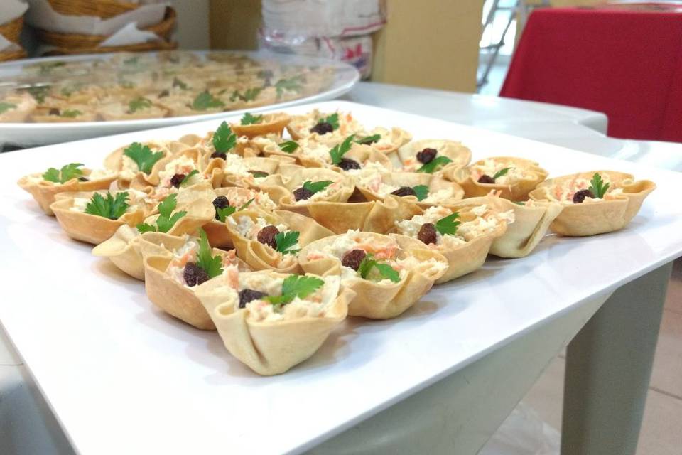 Cestinha de salpicão moderno