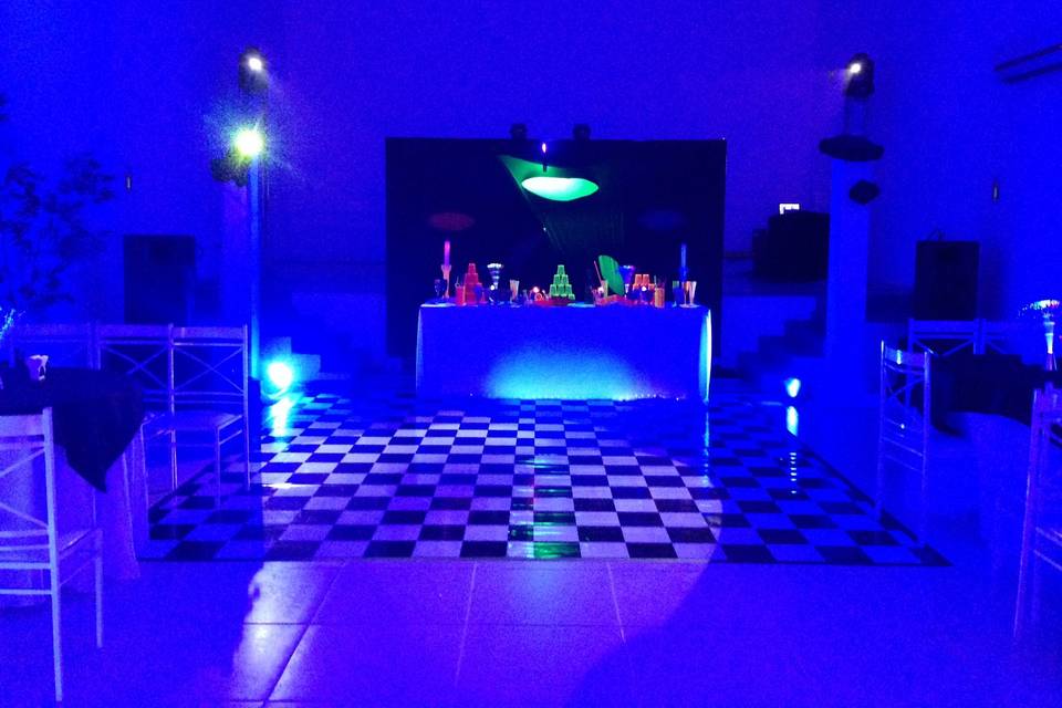 Pista de dança próximo ao bar