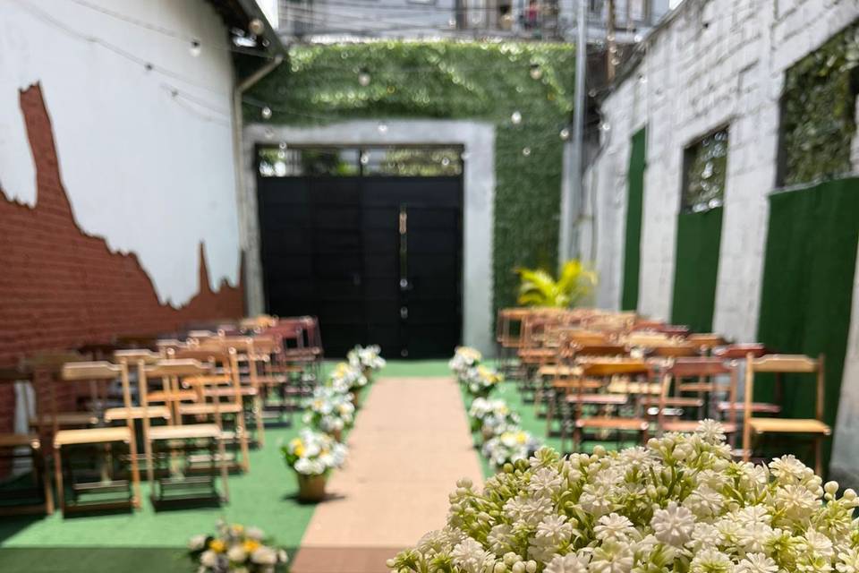 Area aberta cerimonia