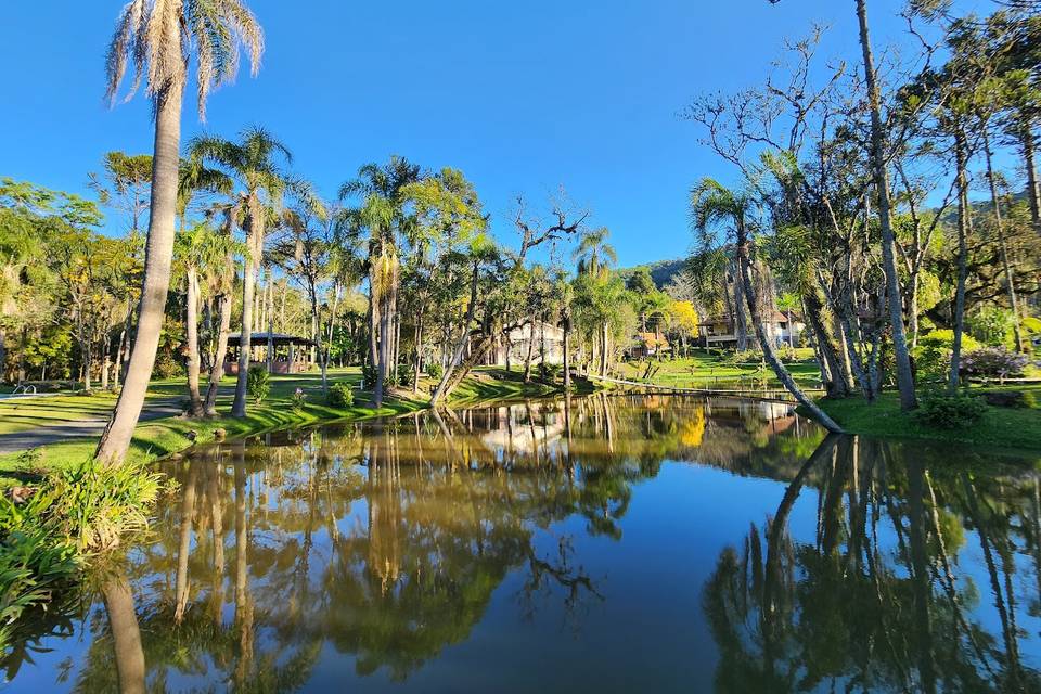 Vista da chegada