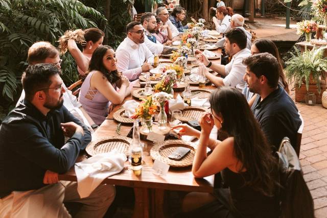 Celebração em restaurante