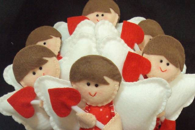 Buquê de cupidos