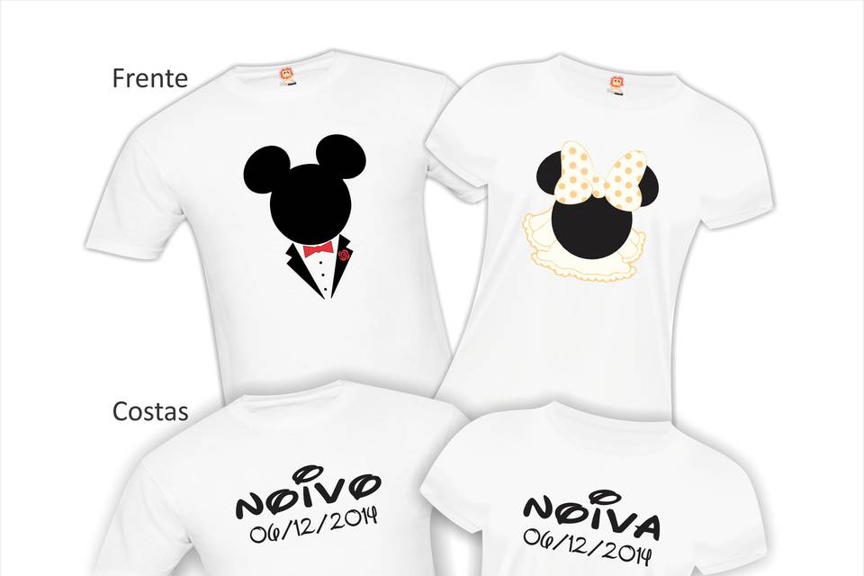 Camisa noivo e noiva