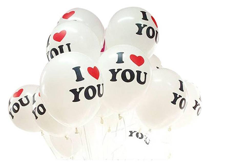 Balões I Love You
