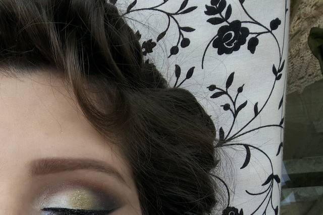 Efeito glamour para a noite