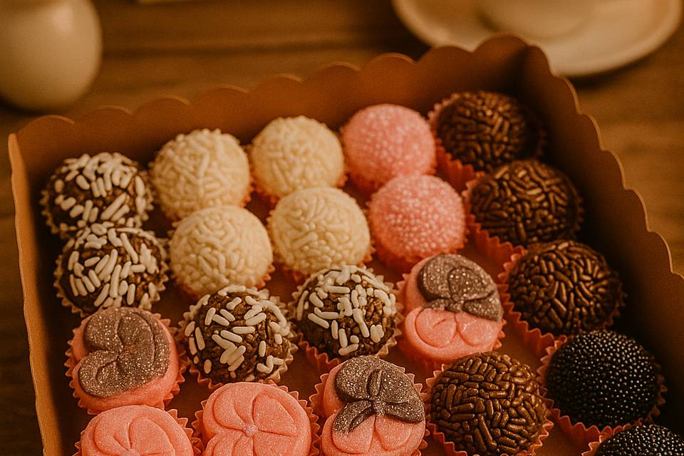 Caixa degustação de brigadeiros
