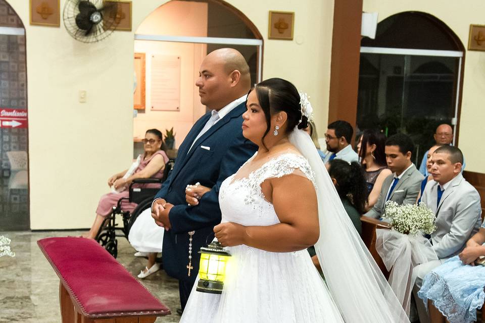 Orientando os padrinhos...
