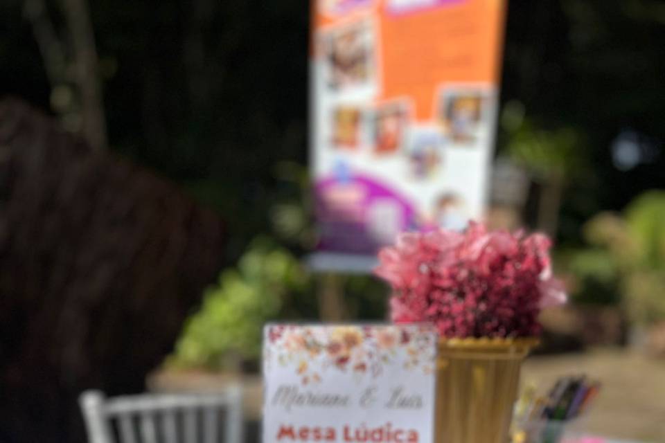 Mesa de atividades