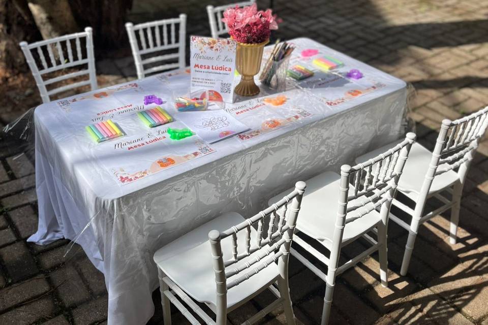Mesa de atividades