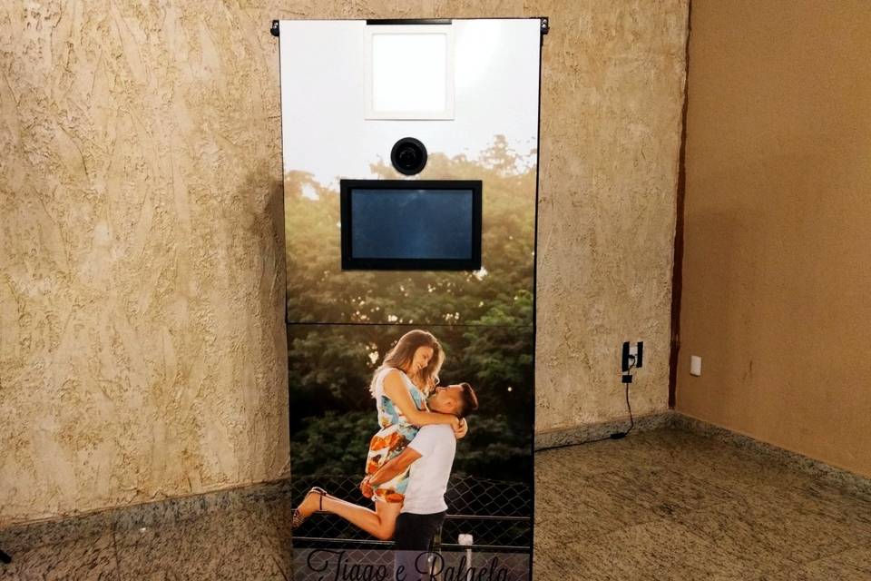 Totem de fotos personalizado