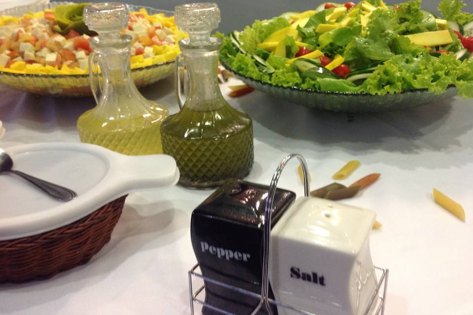 Mesa de saladas