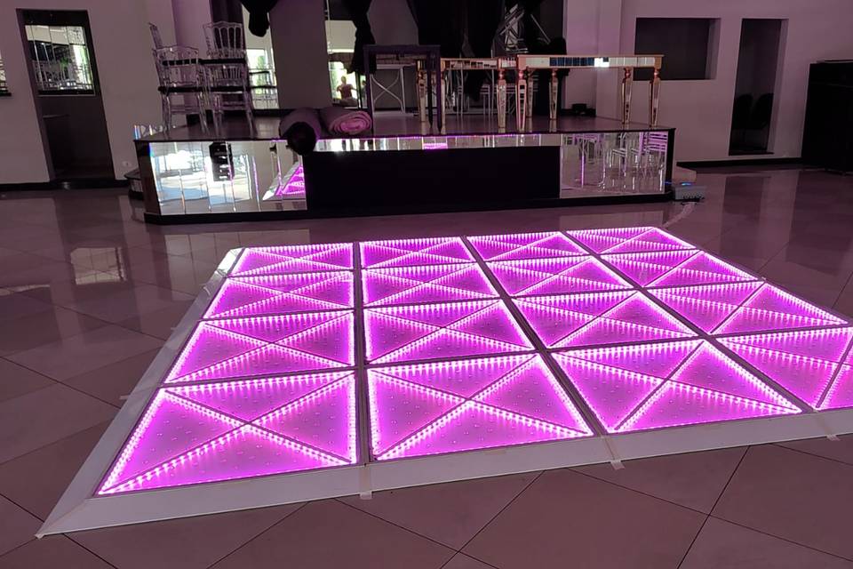 Pista de LED Diamante