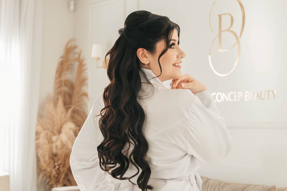 Produção da noiva Nicole