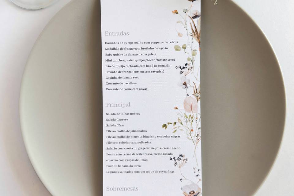 Menu individual