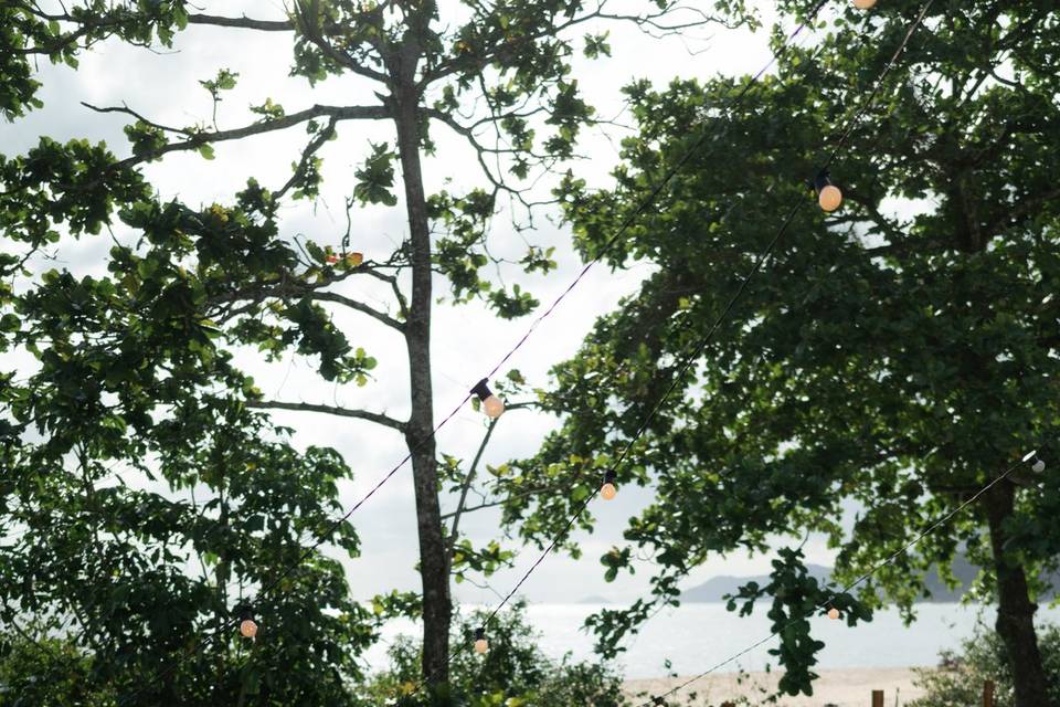 Mesas dos convidados