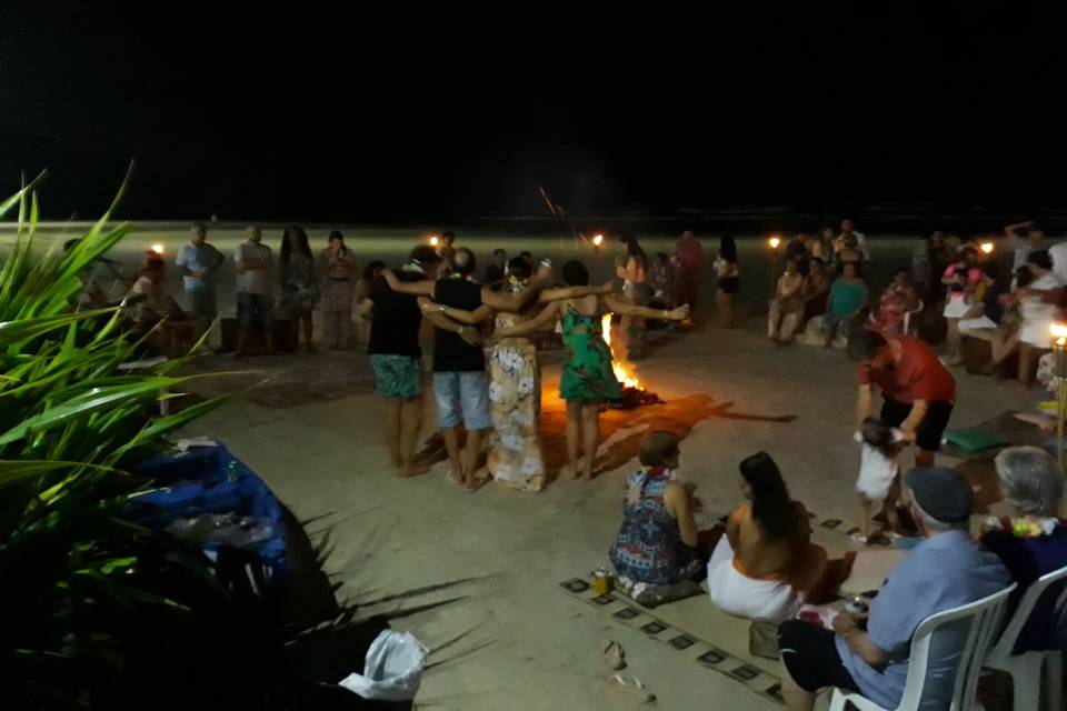 Luau fogueira